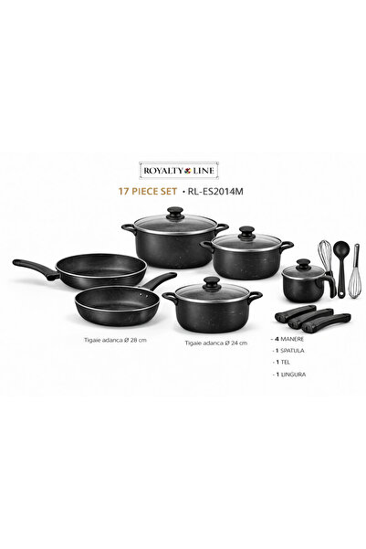 Royalty Line 17-piece cookware set