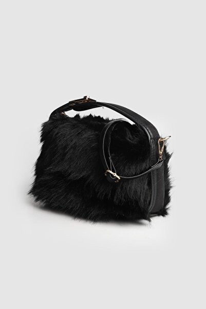 Store Kadın Sacyas Peluş El Ve Çapraz Çanta