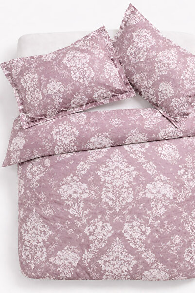 İQON Double Duvet Cover Set Royal Rose Dried Flower Setçi̇ft