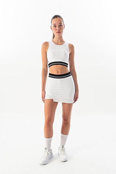 MARATON Slimfit Women's Crew Neck White Bra
