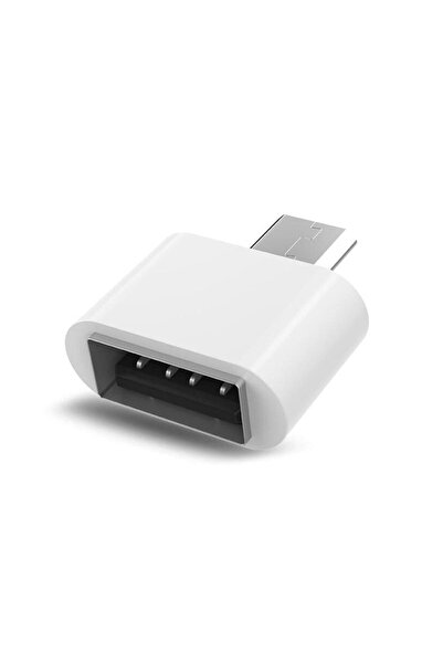 WOZLO Micro Usb Otg Adaptör Samsung Sony Lg Htc Mikro Usb Otg Beyaz