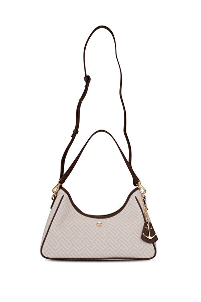 Nautica Bej-A.Kahve Kadın Omuz Çantası Cn7620t