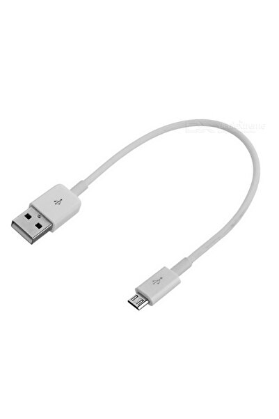 WOZLO 25cm Kısa Micro Mikro Usb Kablo - 2a Hızlı Şarj Data Kablosu
