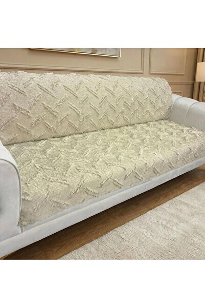 Güney Fringed Chenille Sofa Cover Living Room Sofa Bed/ Couch Cover, 170X210 ...