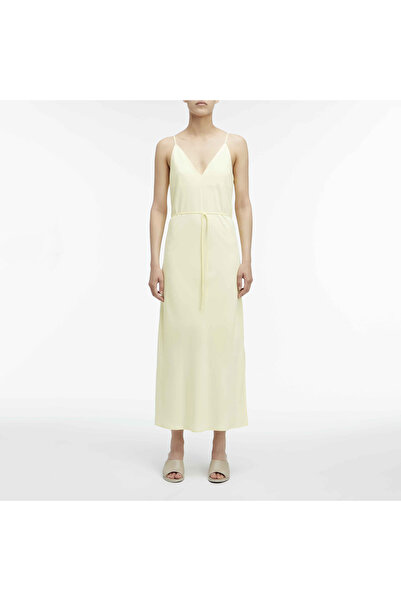 Calvin Klein Kadın Sarı Elbise