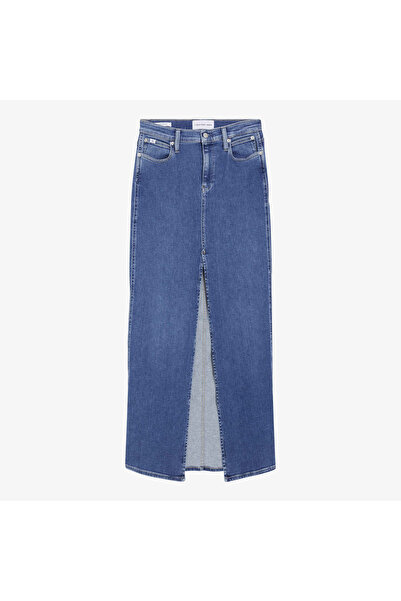 Calvin Klein Kadın Mavi Etek