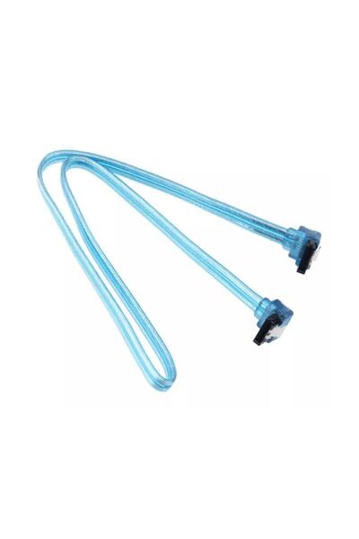 WOZLO Sata 3.0 Kablo Hdd Harddısk Ssd Sata3 Data Kablo - 2 Ucu L Model