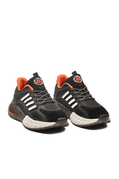 WALKWAY Mc Jamper 2237 Black-White Memory Foam Lightweight Men's Sports Shoes