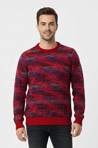 Pulltonic Pulover pentru bărbați cu guler rotund