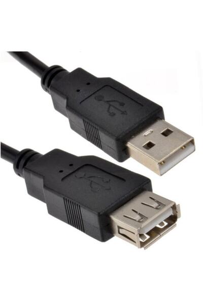 WOZLO 0.5m Usb Uzatma Kablosu Dişi Erkek Kısa Usb 2.0 Kablo - 50cm