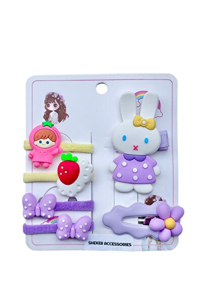 SHEKER HOME Набір змішаних шпильок з фігурками дівчаток – 6 штук