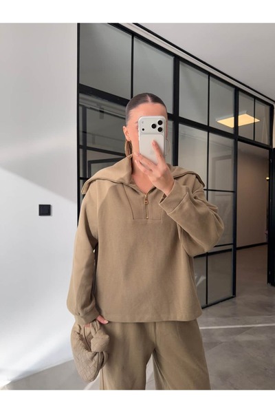 BB Bensu Buyruk SELANİK KUMAŞ Ö din material subțire SET DE TRICOTAJ CU FERMU...