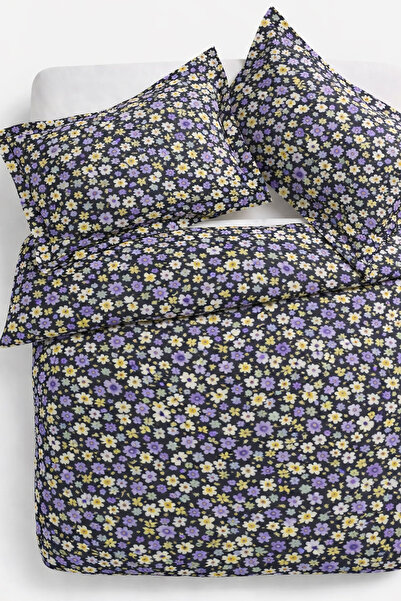 İQON Double Duvet Cover Set Violet Purple Setçi̇ft