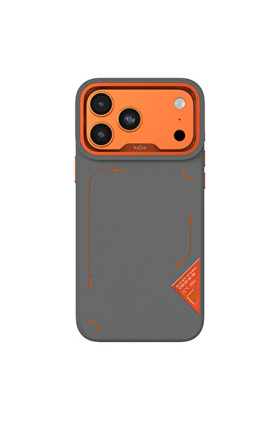 Kajsa iPhone 17 Pro Kılıf M-safeli O-Ring Metal Kamera Çerçeveli Matrix Colle...