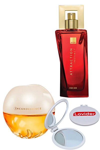 AVON Incandessence Kadın Parfüm EDP 50ml + Attraction Instinct Kadın Parfüm E...