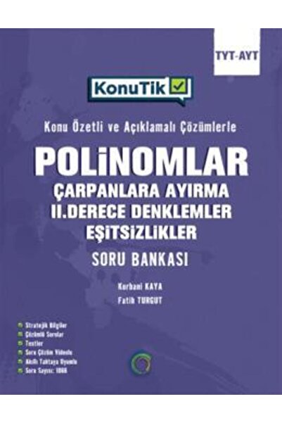 Okyanus Yayınları TYT AYT KonuTik Polinomlar Çarpanlara Ayırma II. Derece Den...