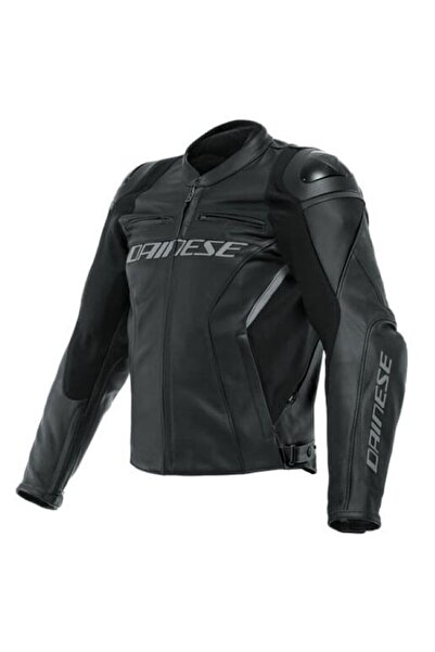 Dainese Racing 4 Black Black Leather Coat