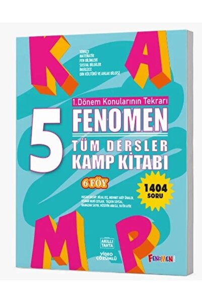 Fenomen Yayıncılık 5. Sınıf Tüm Dersler KAMP KİTABI