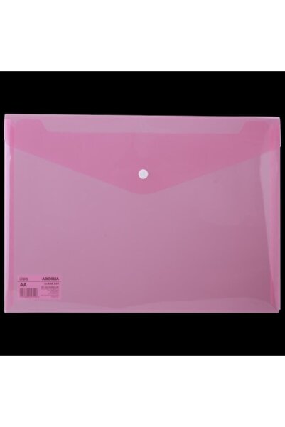 Deli Red A4 Plastic Folder with Button