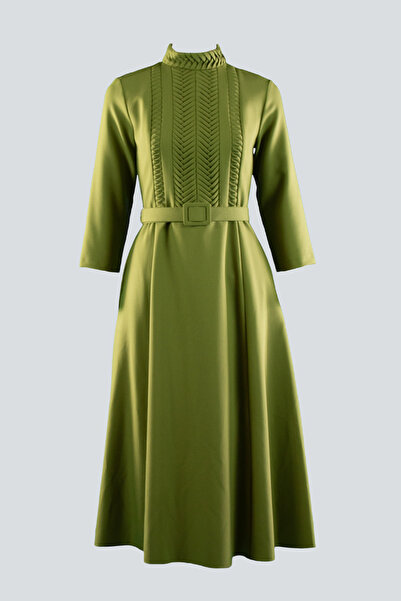 IDYL Belted Plissed Dress