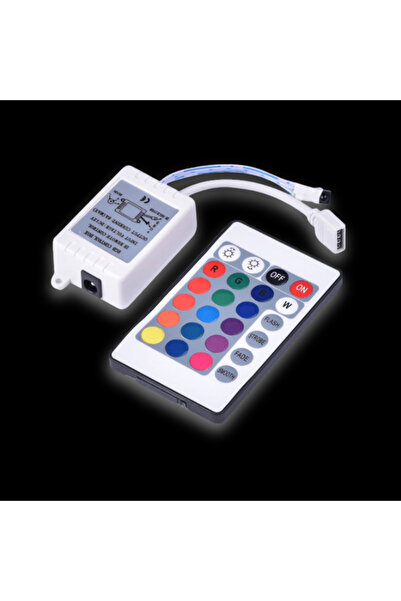 tg tek-iş global RGB LED Şerit Kumandalı Kontrol Modülü 12V – 24 Tuş IR Uzakt...