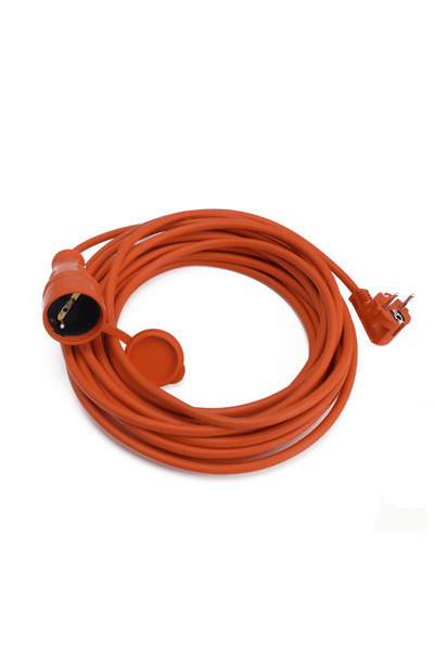 ELBİ Cordon priza cu fisa si prelungitor EL0069121, 3x1.5, 10 m, Portocaliu