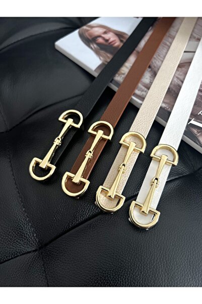 InKitchen Thin long buckle belt