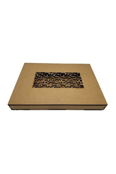 INEDIT CRAFT MDF Box with Lace Lid