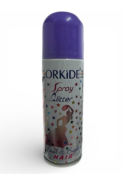 OEM Spray Stralucitor pentru Par si Corp – Orkide Glitter Spray, 90 ml Mov