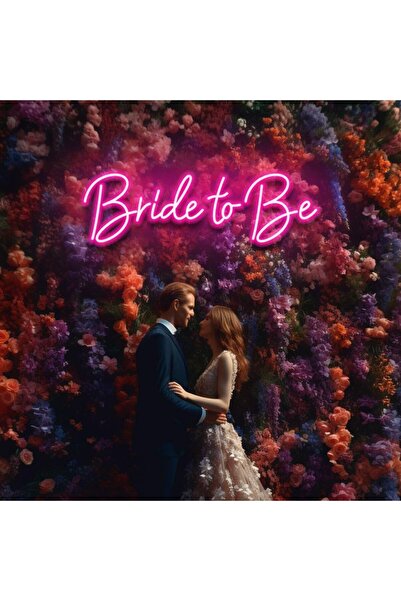 Slasa Bride To Be Neon Sign – 150x43 cm LED Wall Light for Wedding & Party Decor