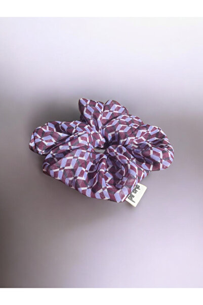 Pirene فيلورا سكرنشي – مشبك شعر من الشيفون بنمط هندسي