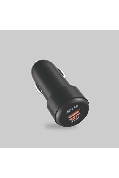 ERD PD 25W Car Charger Fast Charging Dual Port USB A&C