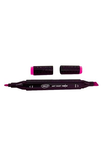 Daco Graphic Marker with 2 Tips, Fluorescent Pink