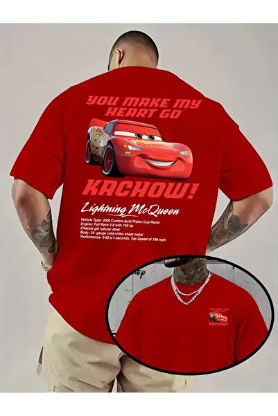 COMANCHERO تي شيرت رجالي من McQueen Front-Back مطبوع قصة فضفاضة