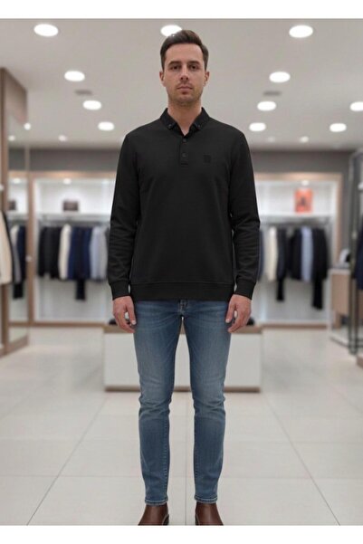 COONLESS Guler italian pentru bărbați, negru