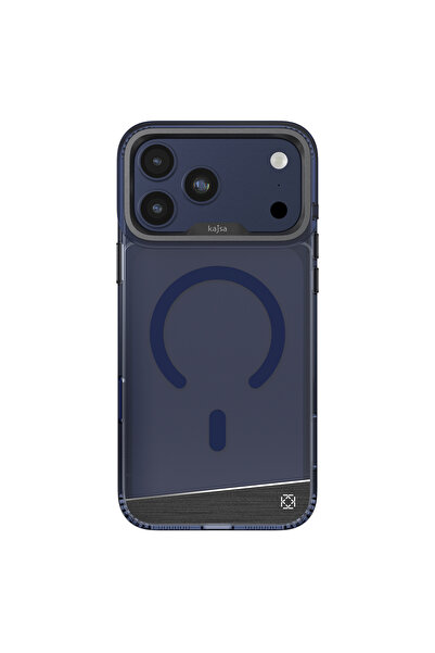 Kajsa iPhone 17 Pro Kılıf M-safeli Airbagli O-Ring Şeffaf Trans Alüminyum Shi...