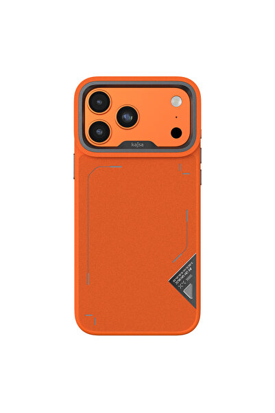 Kajsa iPhone 17 Pro Kılıf M-safeli O-Ring Metal Kamera Çerçeveli Matrix Colle...