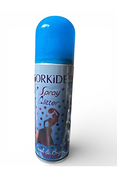 OEM Shiny Spray for Hair and Body – Orkide Glitter Spray, 90 ml Light Blue