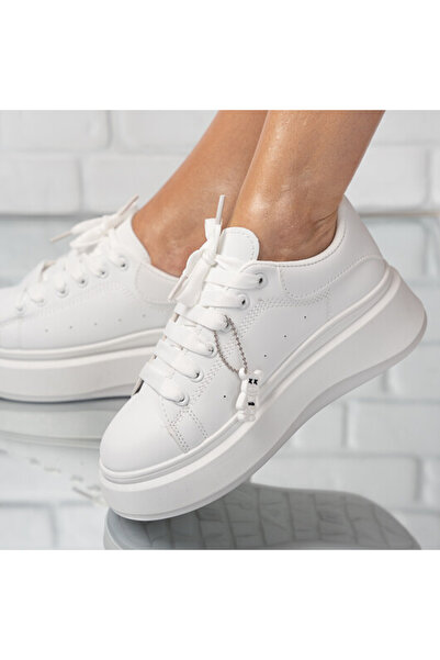 Sofia Store Sneakersi dama cu talpa inalta din piele ecologica Kaira