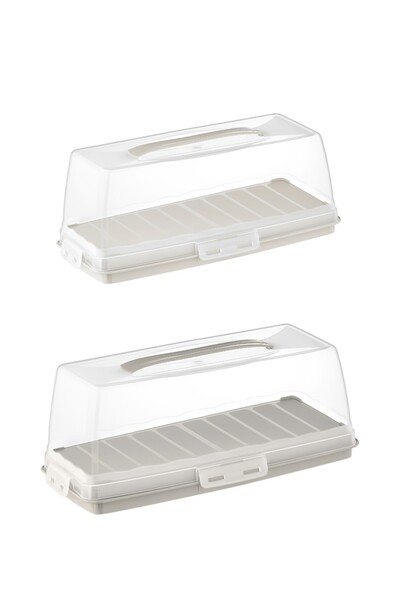 PONÇİK BEBEK Rectangular Baton Cake Pan with Lock 37cm the Price Is for 2 Pieces