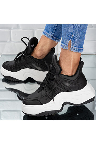 Sofia Store Sneakersi dama din piele ecologica Genoveva