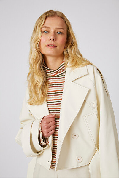 Beyyoglu Dik Yaka Oversize Bluz