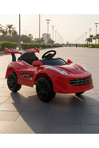 Fab N Funky Kids Battery Operated Ride-on, Spoiler Design, Music & Lights, 3 ...