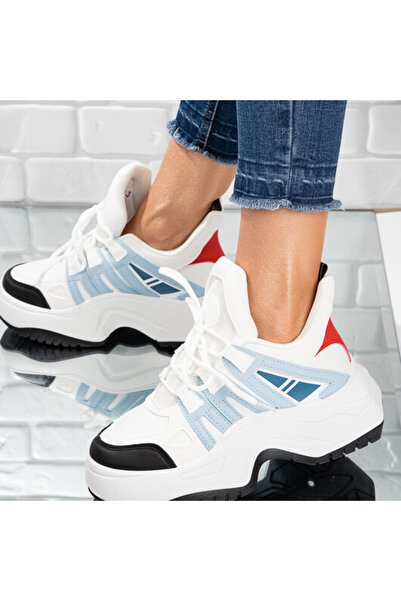 Sofia Store Sneakersi dama din piele ecologica Genoveva