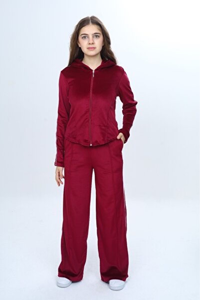 Toontoy Σετ με κουκούλα τεμαχίων για κορίτσια με φούτερ με φερμουάρ και 2 τσέ...