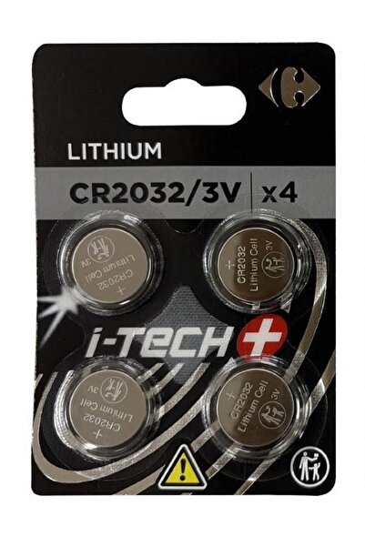 Carrefour Set 4 baterii CR2032 I-Tech+