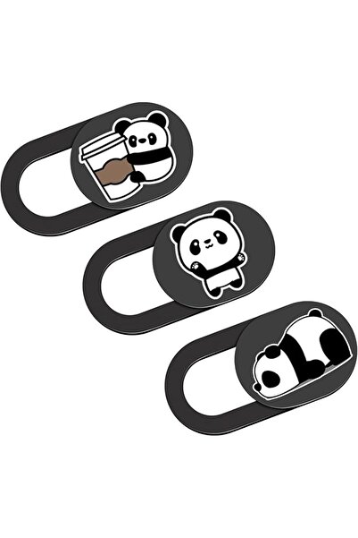 The Bros Panda Laptop Camera Cover Slide – 0.02 Inch Cute Webcam Privacy Cove...