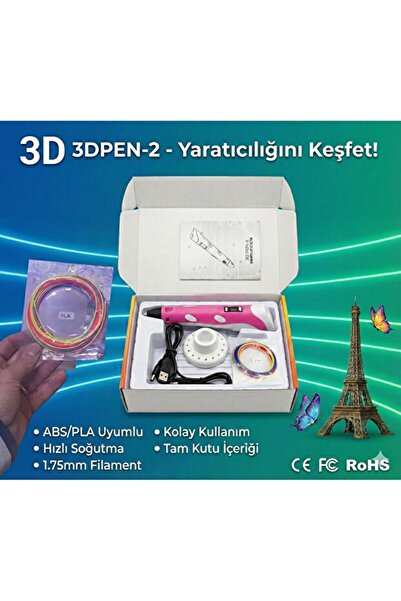 N&M STORE Creative 3D Pen Set Three-Dimensional Drawing Pen with Lcd Screen A...