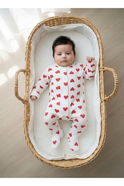 BUUFUU مطبوع بدلة أطفال بأكمام طويلة مزودة بأزرار كبس