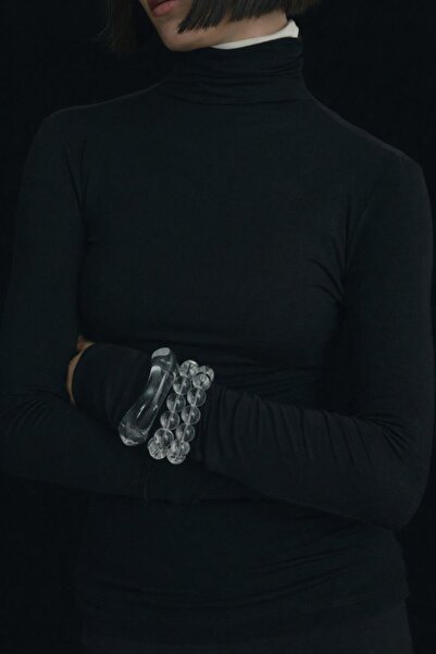 Suud Collection سوار من الخرز الزجاجي الشفاف